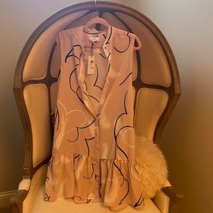 REISS Dress w/ White Under Dress